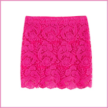 spandex lace sexy nifty hollow out skirt with lining
