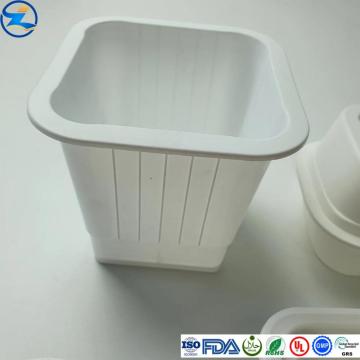 Películas rígidas de sellado de calor opaco PP PP Dieta Container