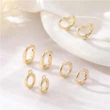 High Quality Brass Spring Ring 14K Gold Plated Jewelry Clasps Necklace Bracelet Jewelry Lobster Clasp