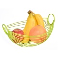 Metallic Kitchen Modern Style Countertop Wire Fruit Basket Decorative Fruit Bowl