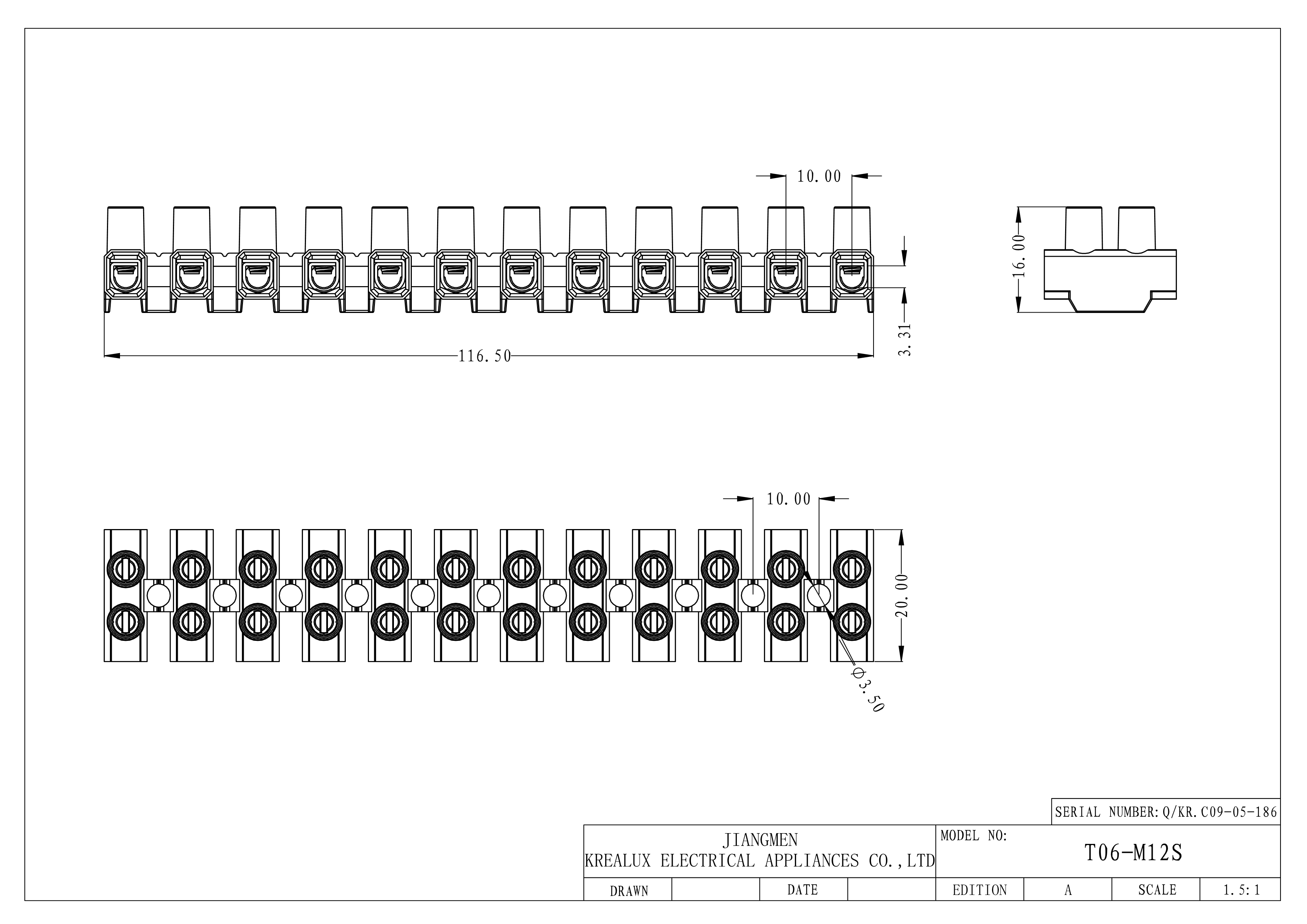 Beleks Terminal Blocks With Steel Clamping