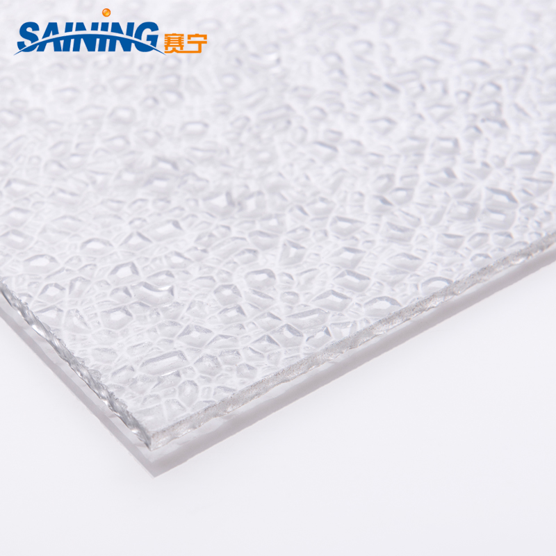 High Quality Waterproof Colored Solid Embossed Polycarbonate Sheet for Sale