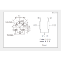 Drehpotentiometer der Serie RK08H