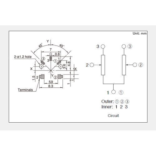 RK08H Serie Roterende potentiometer