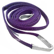 Polyester Flat Web Lifting Slings Belt slings with reinforced eyes