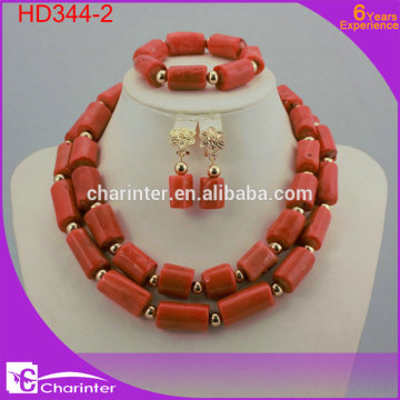 nigerian coral beads african fashion jewelry set crystal beads jewelry beads jewelry set beautiful jewelry sets HD344-2