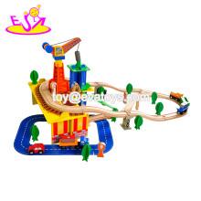 baby wooden mini train toy W04C053