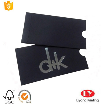 Black Snall Paper Envelope Gift Card Holder