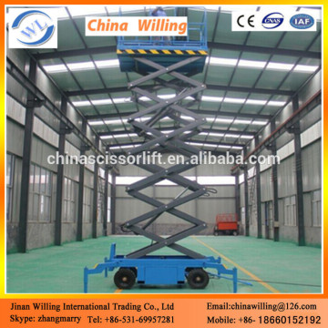 CE high rise movable scissor lift