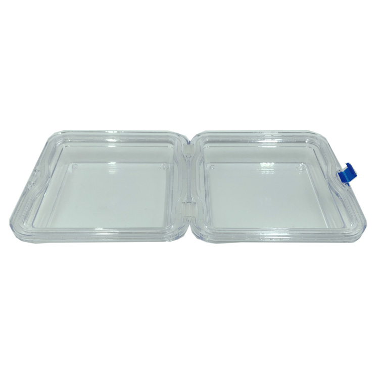 HN-155  13x13x5cm Plastic  Membrane Box  Jewely /Electronic Chip/Watch/ Denture Storage Box