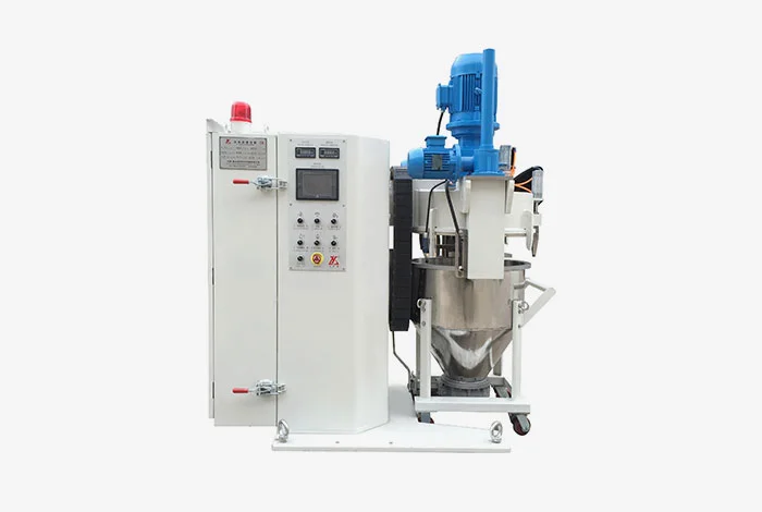 Hydraulic Lifting High Viscosity Material Discharging Extrusion Mixing Machine