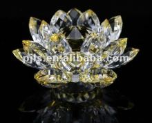 colourful crystal lotus for decoration