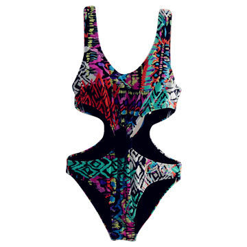 Ladies' Bikini, Special Colorful Print-on Appearance, Traditional Design but Comfortable