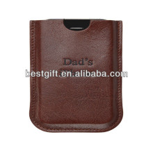 Top soft faux leather phone cases for iphone 4 leather sleeve