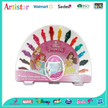 DISNEY PRINCESS 3Dcrayons with egg