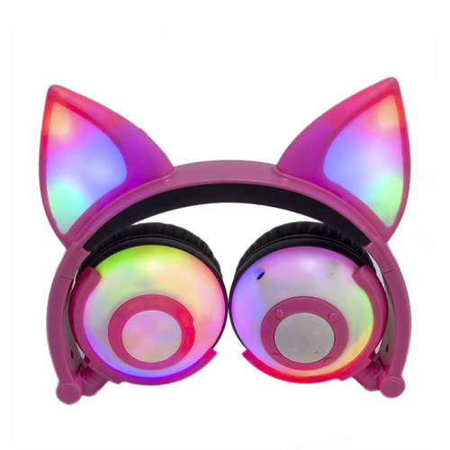 Anime Fox Ear Headphone Earphone with LED