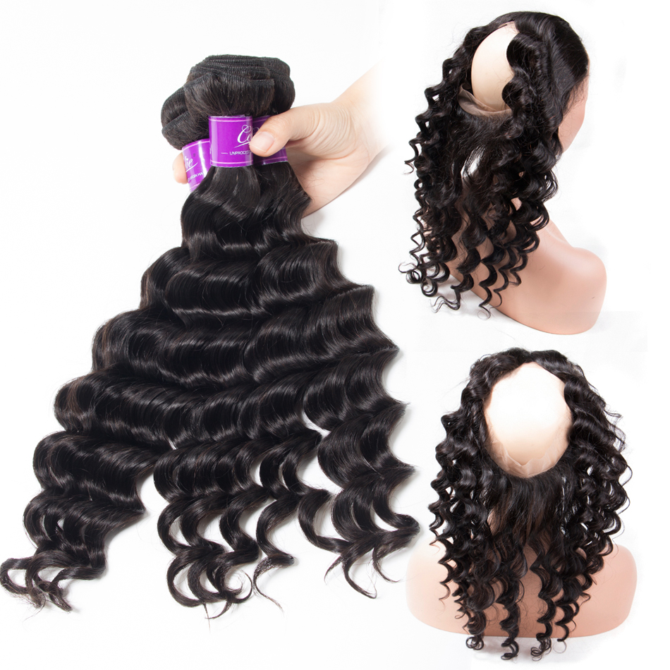 Factory Directly Sale Loose Deep Wave Curly Peruvian Virgin Hair In Mozambique Mink Cuticle Aligned Virgin Hair Bundles