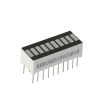 Single Color Red 10-Segment Common Cathode LED Bar Graph Display