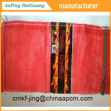 Leno Mesh Bag with Label for Vegetables and fruits