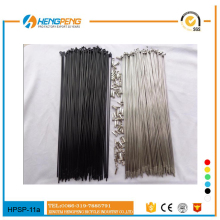 Black twisted stainless mountain bicycle