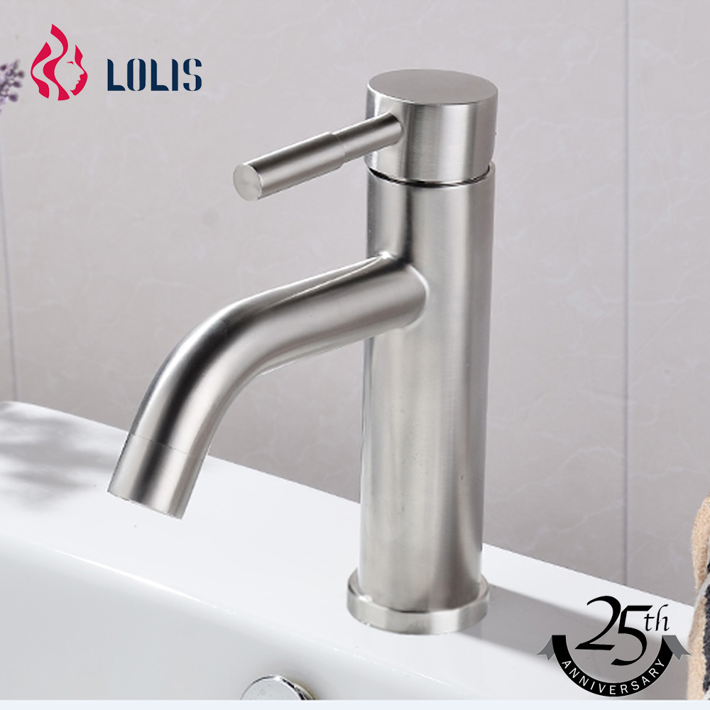YL20011 contemporary Ceramic Cartridge Stainless Steel Water Tap Faucet