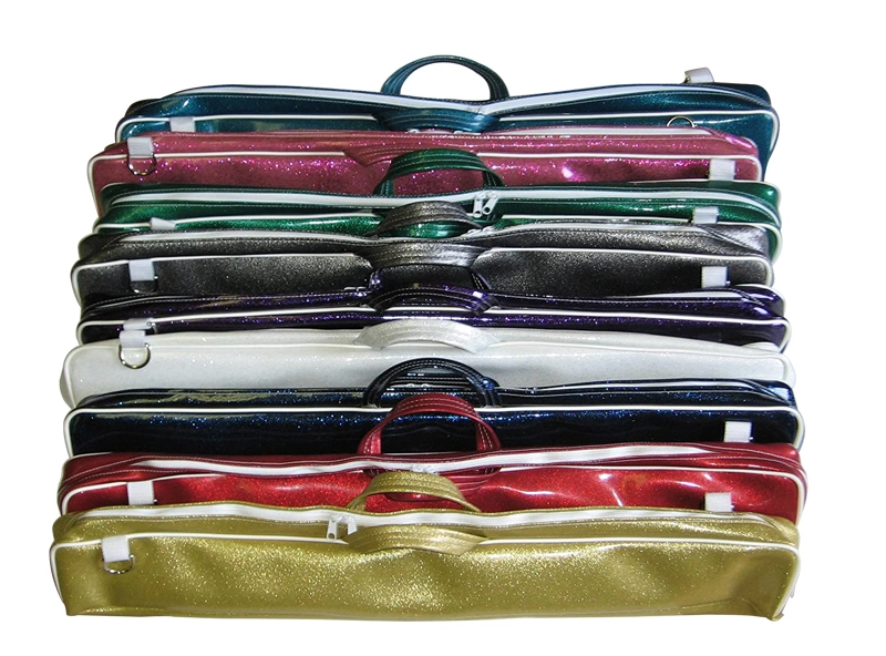 Customized Waterproof PVC Adjustable Sling Shoulder Strap Bags Tote Handle Carry Case Sparkle Twirling Baton Bag