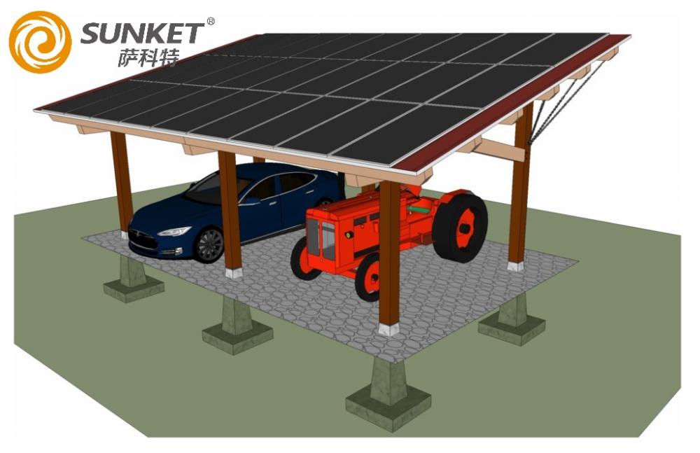 Preço de fábrica do sistema de garagem solar