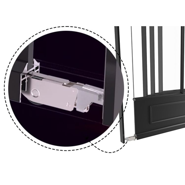 portas de pátio de alumínio preto black aluminium patio doors