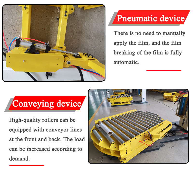 1/3 Full Auto Pallet Wrapping Machine/Automatic Film Pallet Wrapping Machine on line