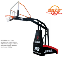 3V3 Spring-balanced basketball stand
