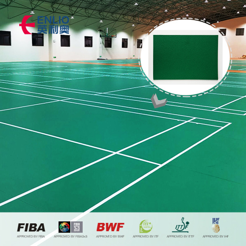 Suelos deportivos de bádminton para interiores aprobados por BWF I