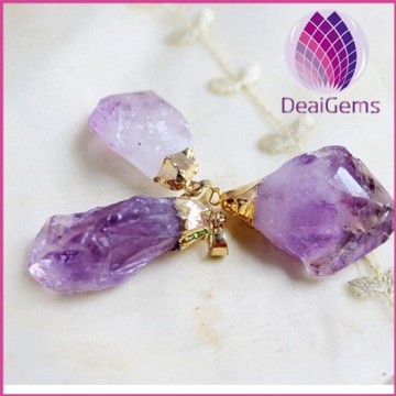 Natural rough Amethyst Pendant
