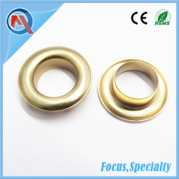 Custom 30mm Brass Round Metal Curtain Eyelet