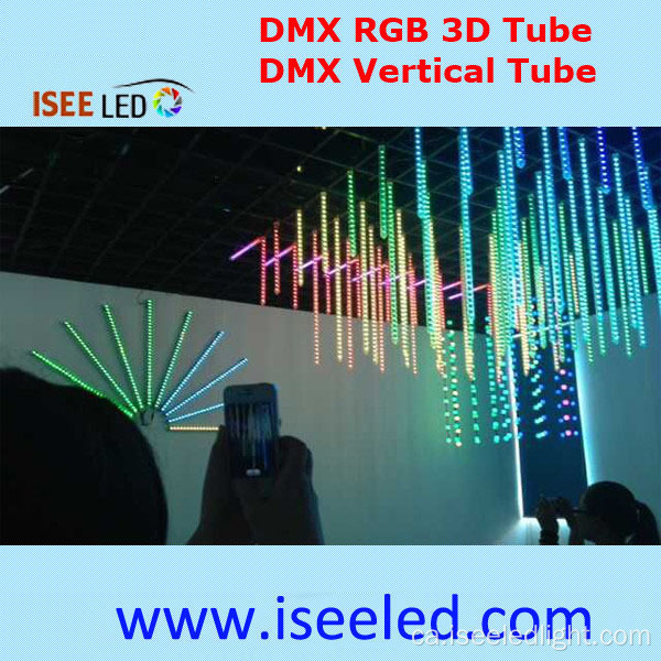 Efecte 3D de LED dirigible RGB Tub de cristall impermeable