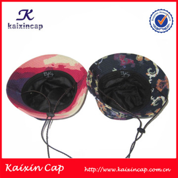 Wholesale good quality custom hat american flag embroidery pattern bucket hat