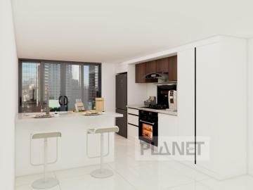 White Modern Design Small Kitchen Cabinets With Island