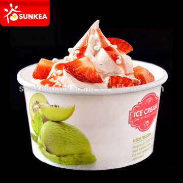 Custom printed disposable 12oz icecream paper cup