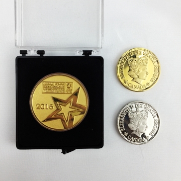 Custom Metal crafts Gold plated challenge coins