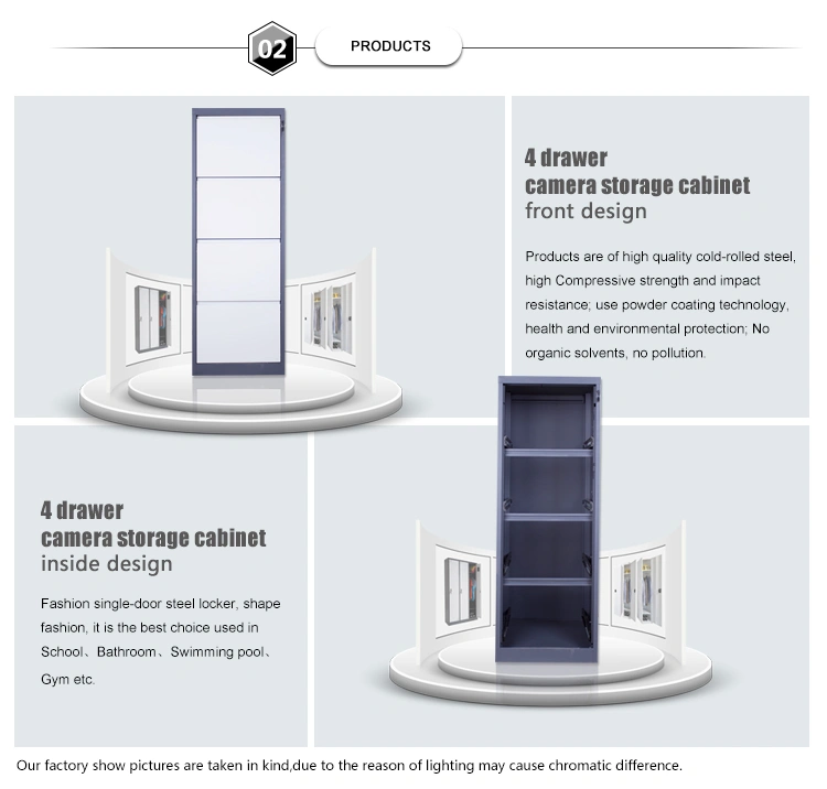 Hanging A4 Folder Specifications 4 Drawer Vertical File Cabinet / Steel Filing Cabinet