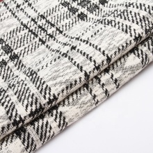 Jacquard Cotton and Polyester Fabric