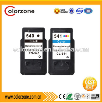Premium ink cartridge for canon 540 541 printer inkjet cartridge pg 540 xl cl 541 xl inkjet cartridge