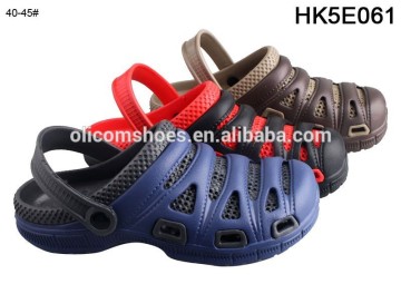 comfort wearing men eva beach sandal clogs, jinjiang quality men eva clogs shoes, cheap wholesale men eva clogs sandals