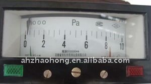 Rectangular electrical contact type capsule pressure gauge