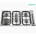 Cooktop a gas in cucina italiana