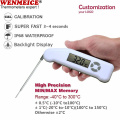 Waterdichte opvouwbare digitale vleesthermometers