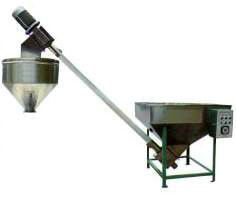 Plastic Auxiliary Machine / Screw Feeding Machine For Powder Material