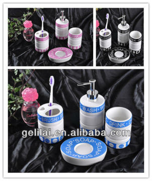 CERAMIC BATHROOM HOLDER SETS