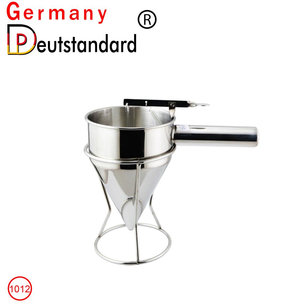 Stainless steel funnel flour liquid dispenser