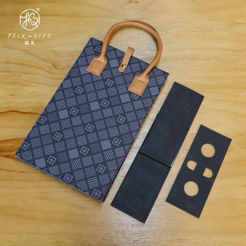 Ivory Board Solid and Durable Hangbag Paper Bag Customized Packaging Box Gift Jewelry Perfume Boxes Wholesale Custom Luxury Custom Printed Logo