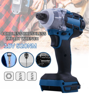 Electric Combi Drill Cordless Drill Driver Electric Rechargeable BrushlessFor Makita Battery 18V 520Nm